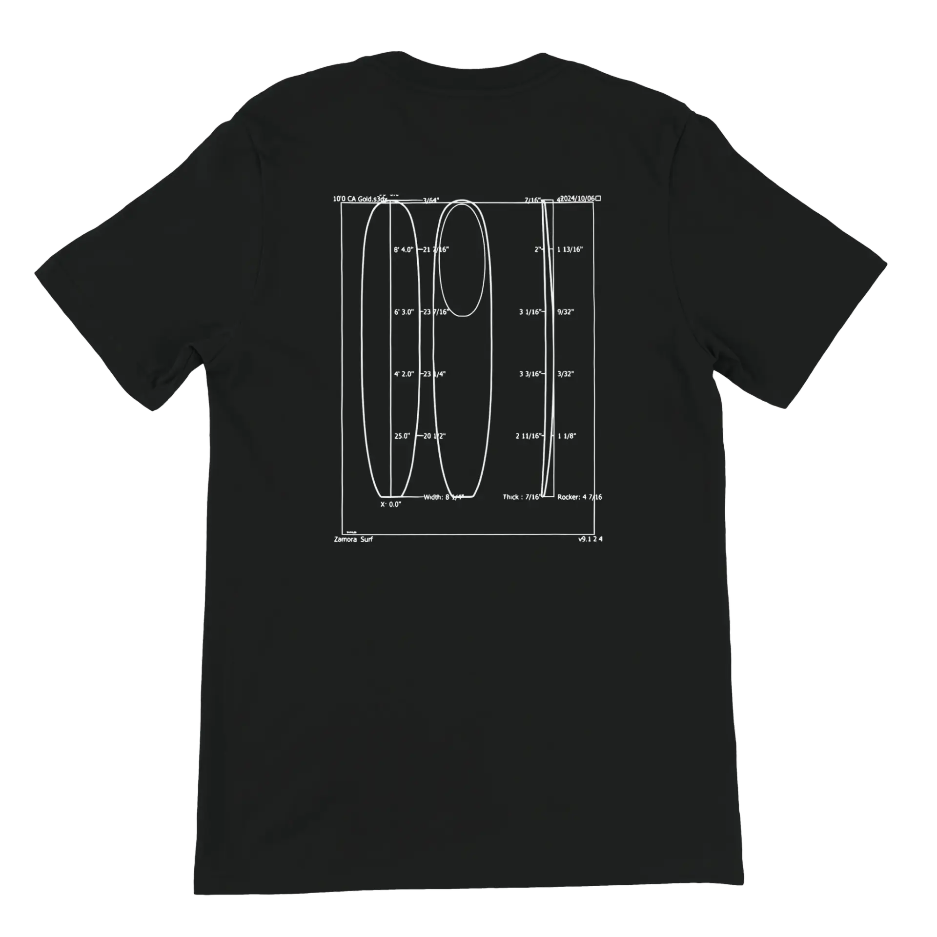 California Gold Blueprint Tee - Image 4