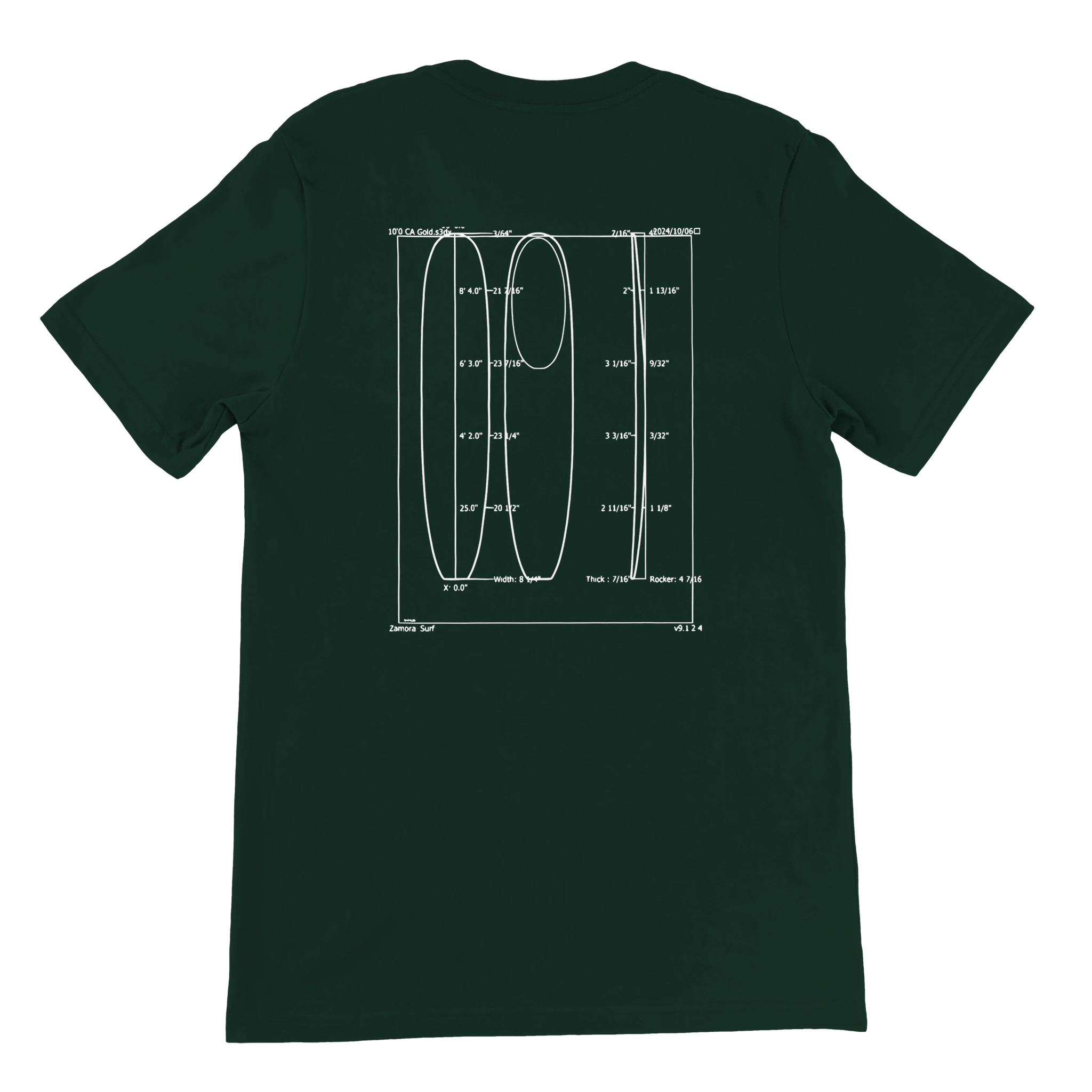 California Gold Blueprint Tee - Image 7