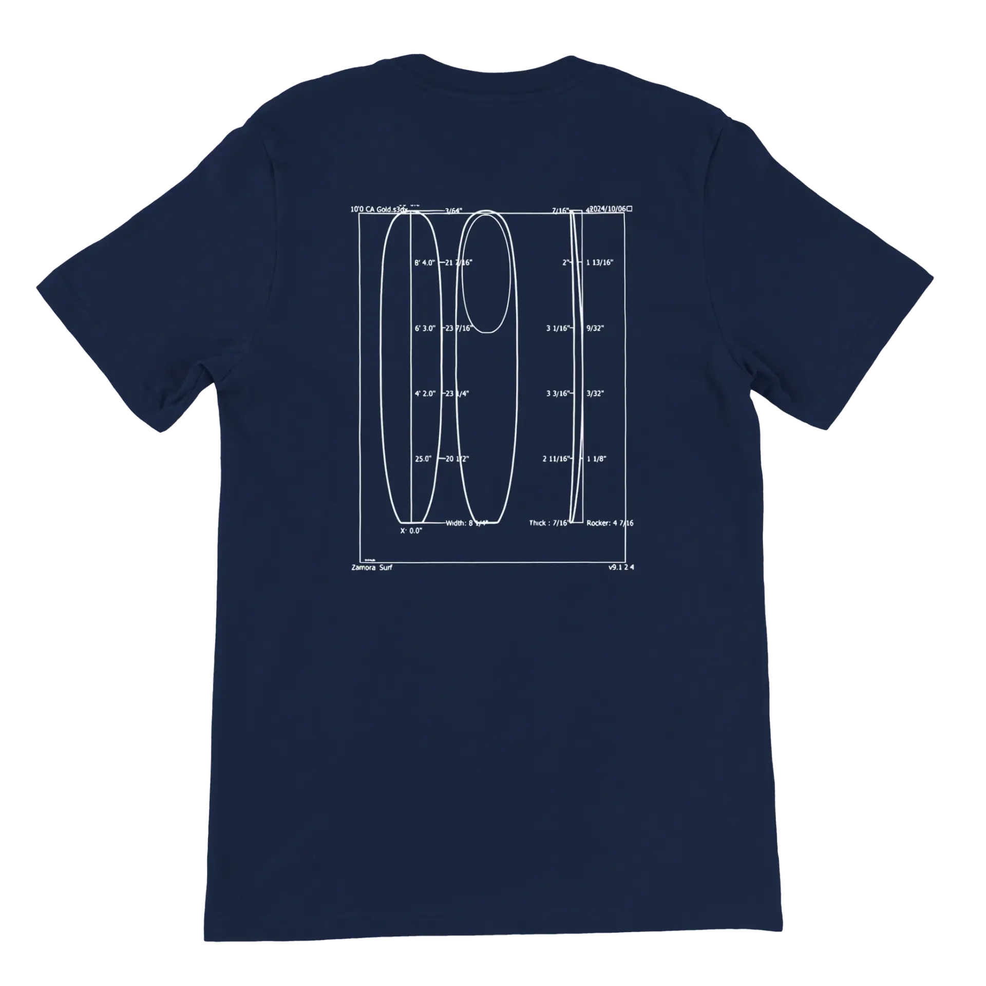 California Gold Blueprint Tee - Image 8