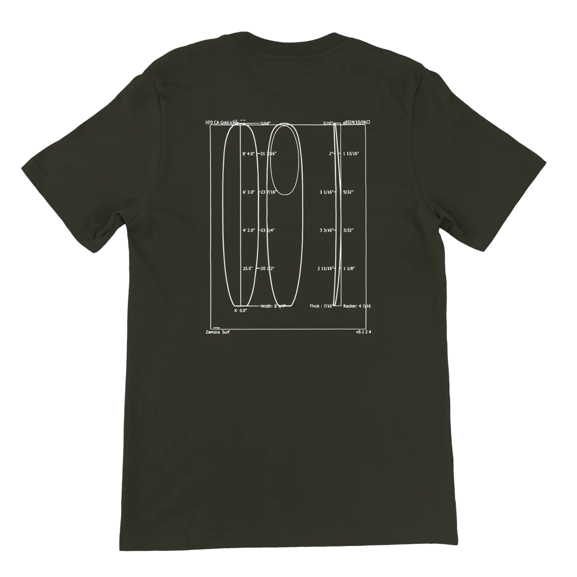 California Gold Blueprint Tee - Image 3