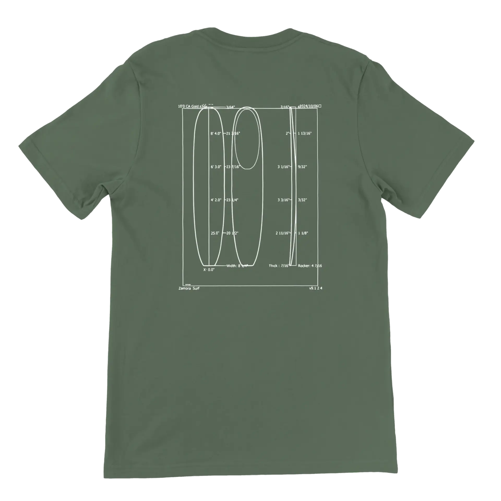 California Gold Blueprint Tee - Image 2