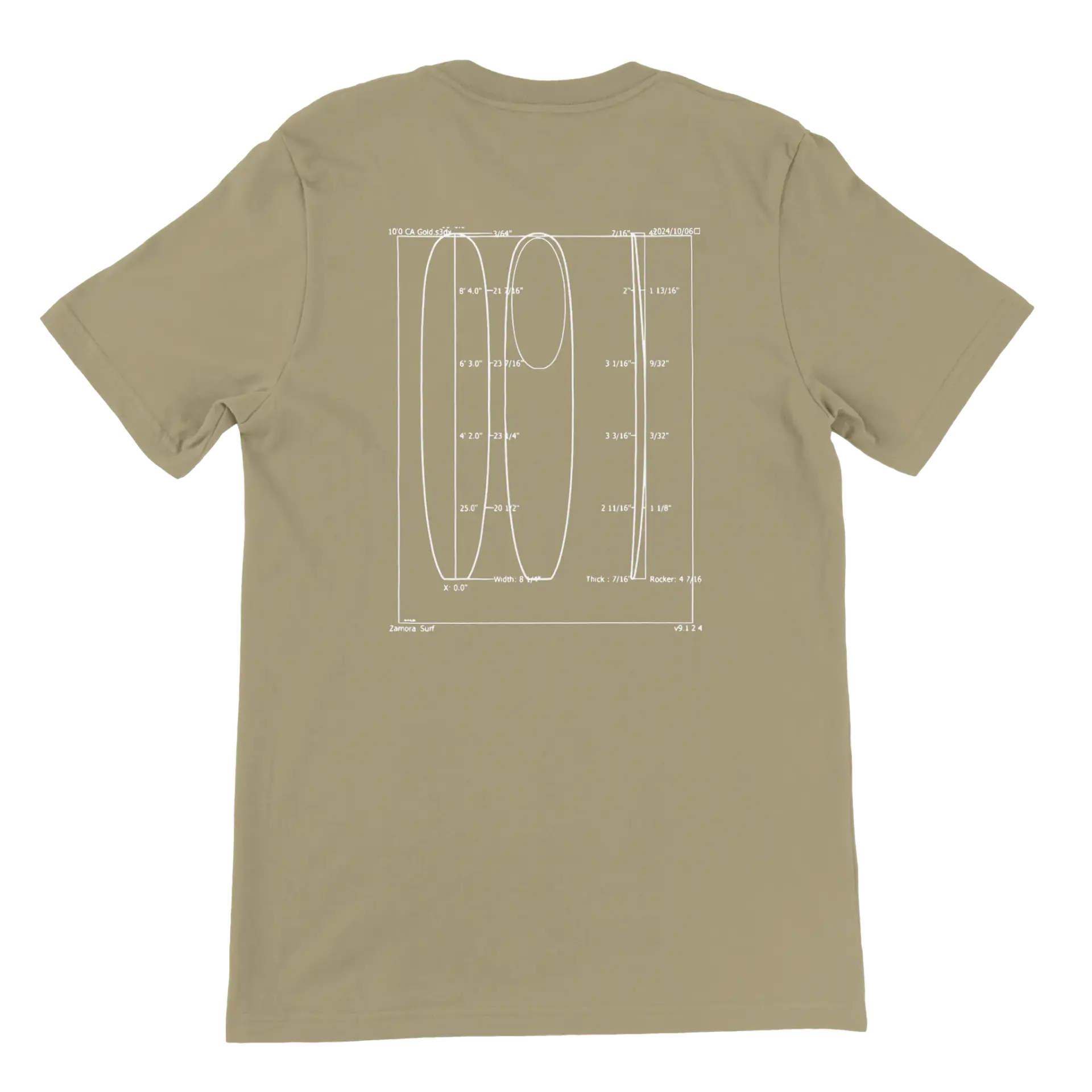 California Gold Blueprint Tee - Image 6